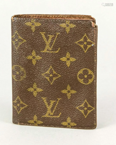 Louis Vuitton, wallet, brown c