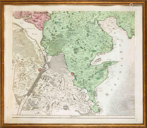 Historical map of Pomerania wi
