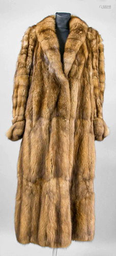 Ladies sable coat, 2nd half 20