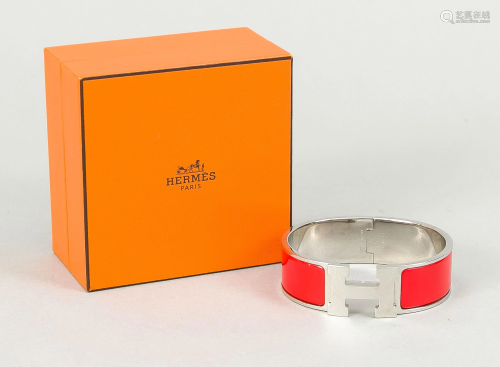 Hermes, silver colored bangle