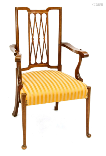 English armchair around 1900,