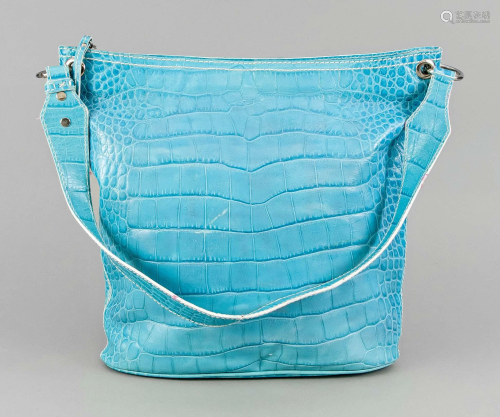 Escada, tote bag, turquoise fa