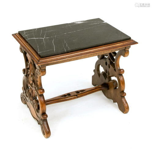 Side table around 1860, solid