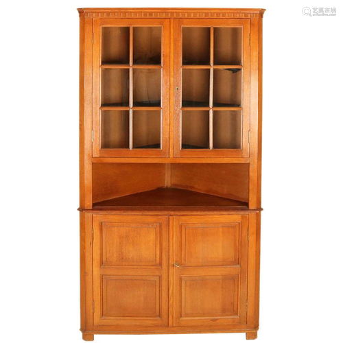 Corner cabinet, early 20th cen