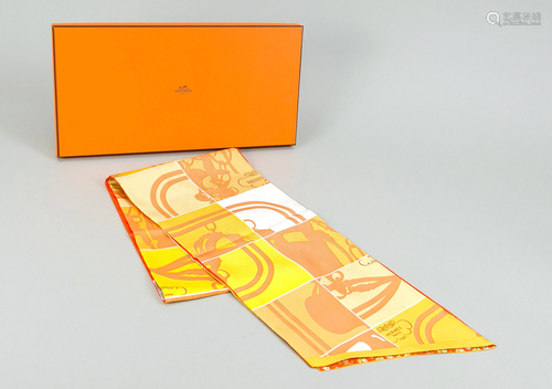 Hermes, light patterned scarf