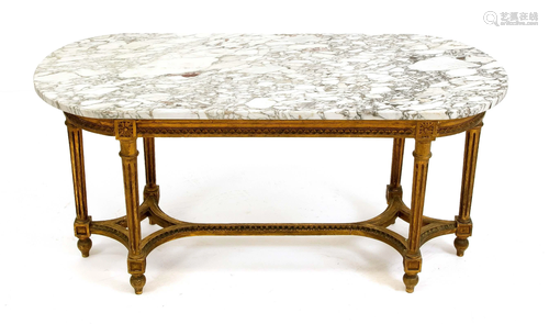 Side table with marble top, 20