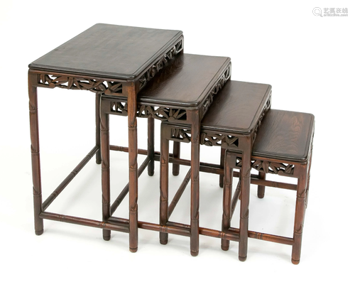 Quartetto tables in Asian styl