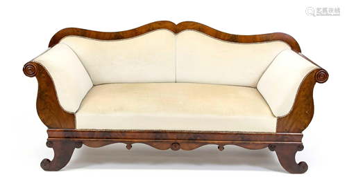 Biedermeier sofa circa 1830, m