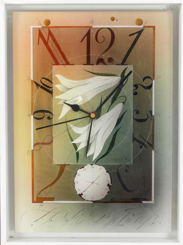 Alois Janak (*1924), picture clock,