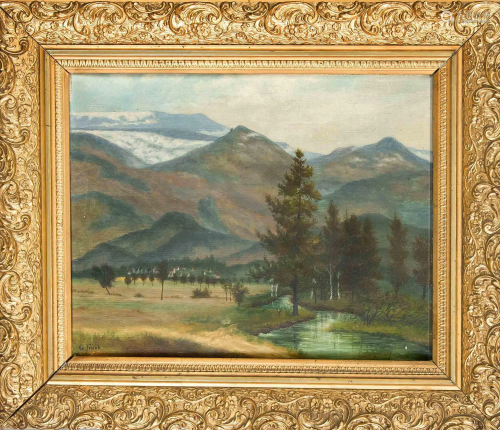 G. Frank, landscape painter late 19t