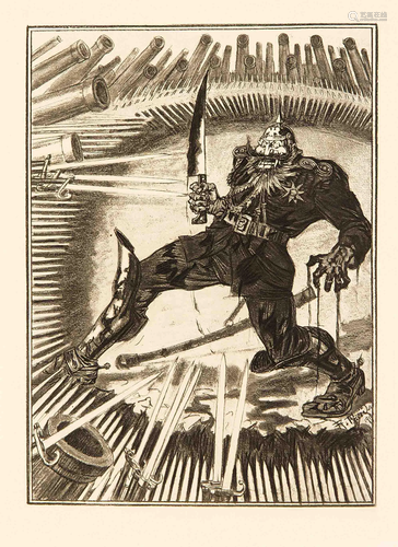 French anti-German war propaganda ci