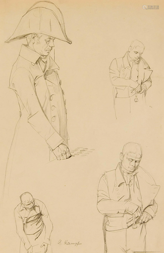 Arthur Kampf (1864-1950), figure stu