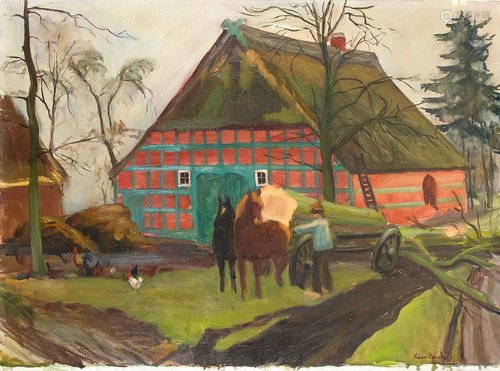 Hans Buch (1889-1955), Farm near Fis