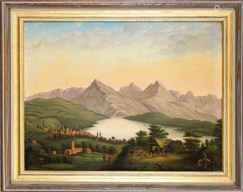 Anonymous painter c. 1850, view of W