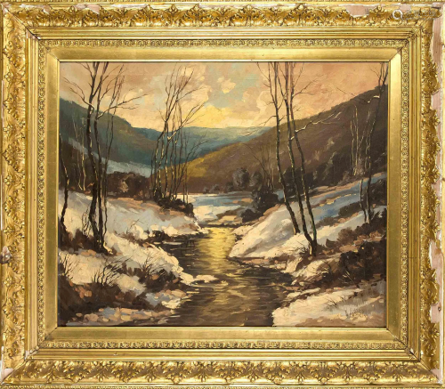 W. Maier, landscape painter c. 1900,