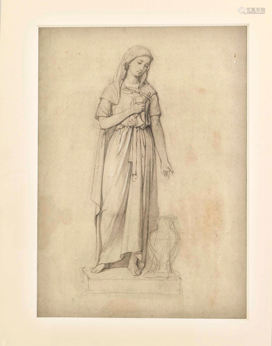 Nazarene, 19th c. Figure study (sain