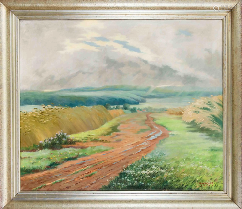 Karl Wagler (1887-?), Landscape in a