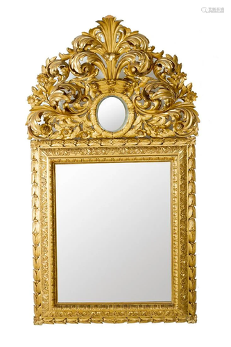 Extraordinary Florentine mirror