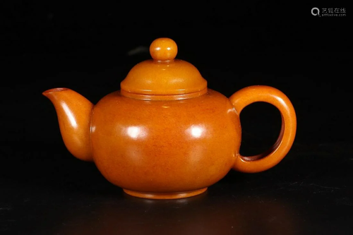 HETIAN JADE TEAPOT