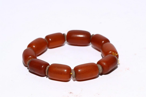 AMBER BEADED BRACELET