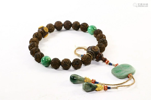 AGARWOOD 18-COUNTS BEADED BRACELET