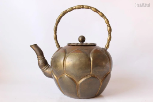Chinese Copper Teapot