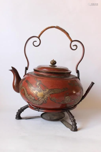 Chinese Copper Teapot