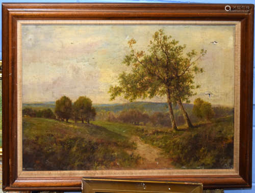 G Boyle, Landscape, oil on canvas, signed lower left, 50 x 7...