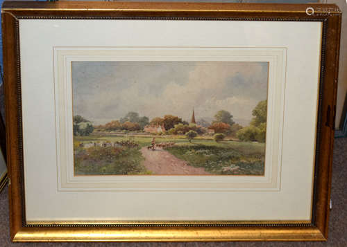 Arthur Trowsdale, Landscape, watercolour, signed lower left,...