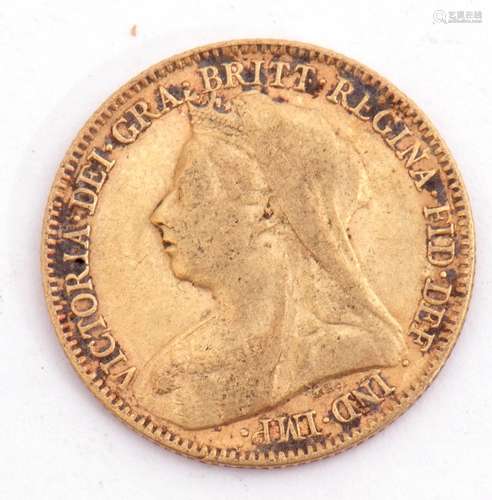 Victoria half sovereign dated 1894