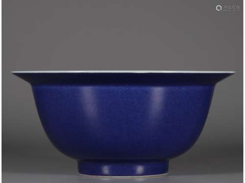 A POWDER-BLUE BOWL