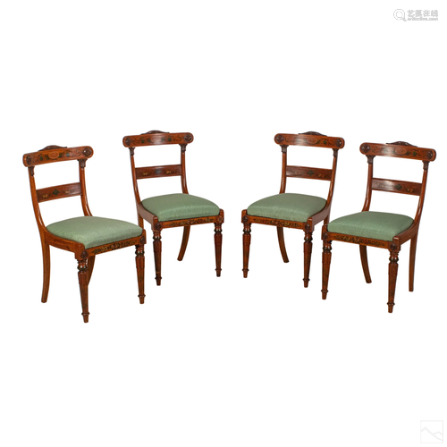 Early 19thC. Jeffersonian American Side Chairs SET