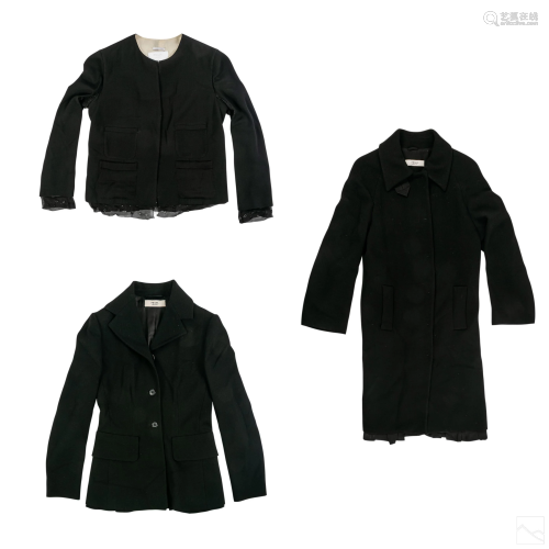 Prada Ladies Black Blazer Jacket and Coat Group Sm