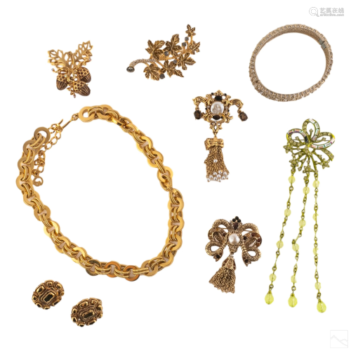 St John Assorted Costume Jewelry Pieces Collection