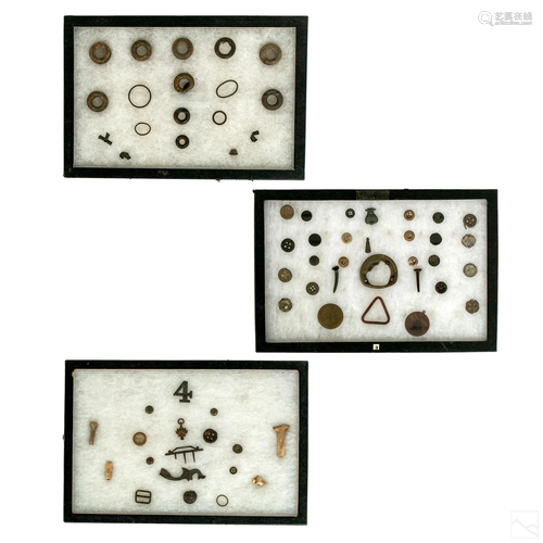 Early American Excavated US Army Insignia Buttons