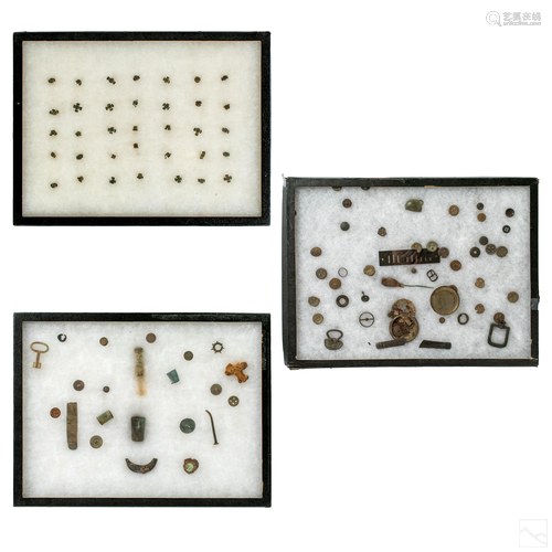 Early American Excavated US Army Bullets & Buttons