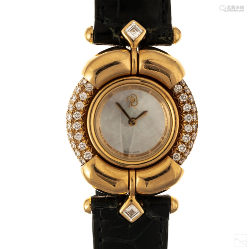 18K Gold Rene Boivin LE Chrysalis Diamond Watch