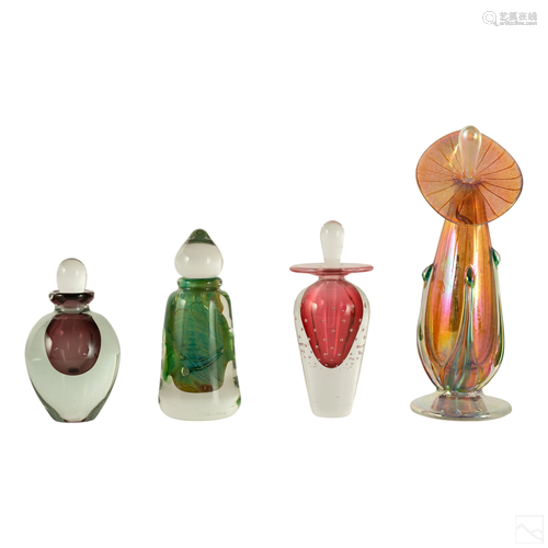 Studio Art Glass Vintage Perfume Bottle Collection