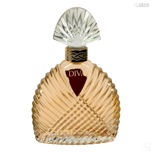 Diva Perfume Large Glass Factice Display Bottle