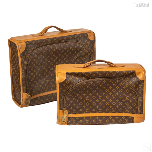 Louis Vuitton Vintage LV Garment & Luggage Bag LOT