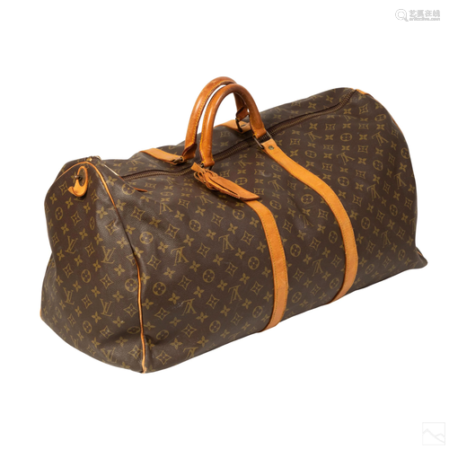 Louis Vuitton Vintage LV Logo Keepall Duffle Bag