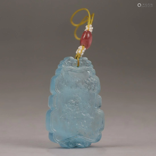 Aquamarine Ornaments,Qing Dynasty