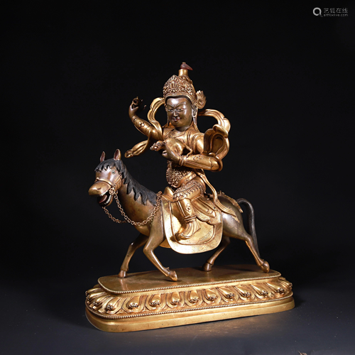 Bronze Gilt King Gelsall