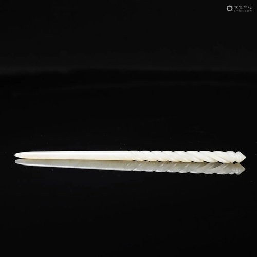 White Jade Hair-pin