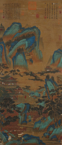 A Chinese Scroll Painting By Tang Yin