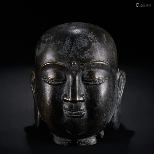 Bronze Buddha Head