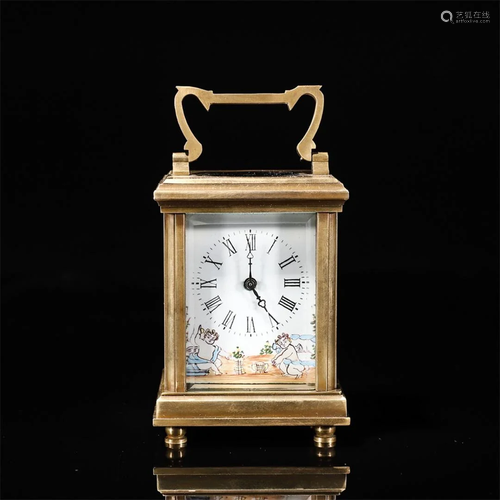 Bronze Gilt Clock