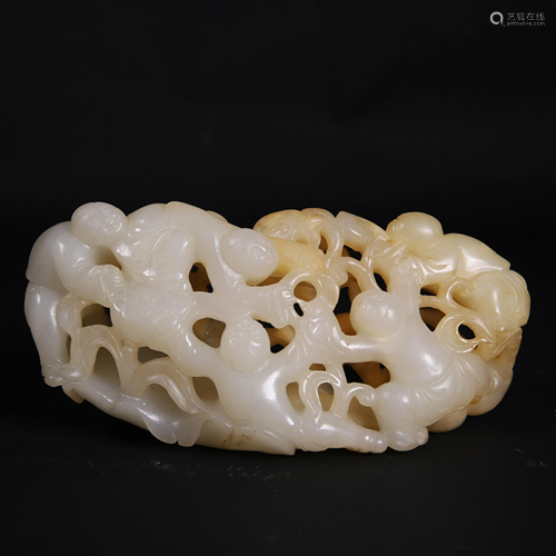 Creamy White Jade Ornament