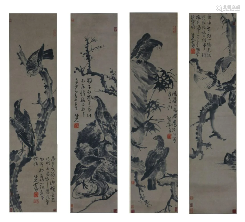 A Chinese Scroll Painting By Ba Dashanren