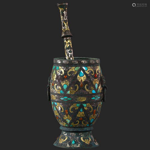 Silver and Gold Pot in Han Dynasty